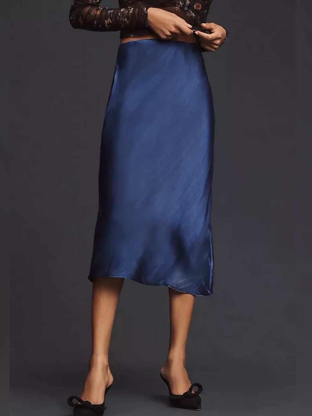 NWT Anthropologie Navy Skirt